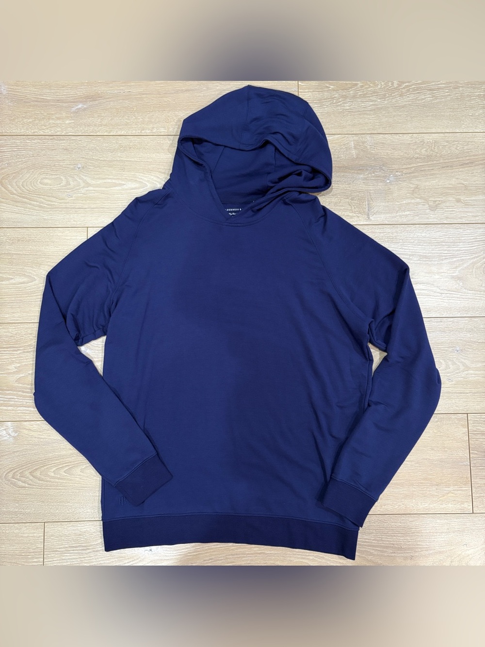 Holderness & Bourne The Lawson Performance Hoodie Navy Blue Size L NWT